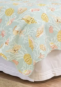 Flash Sale 🔔 C&F St. Martin Coastal Blue Quilt Set 👏 -C&F Shop Belk 1001