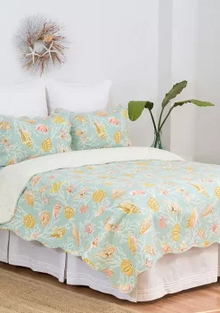 Flash Sale 🔔 C&F St. Martin Coastal Blue Quilt Set 👏 -C&F Shop Belk 1003