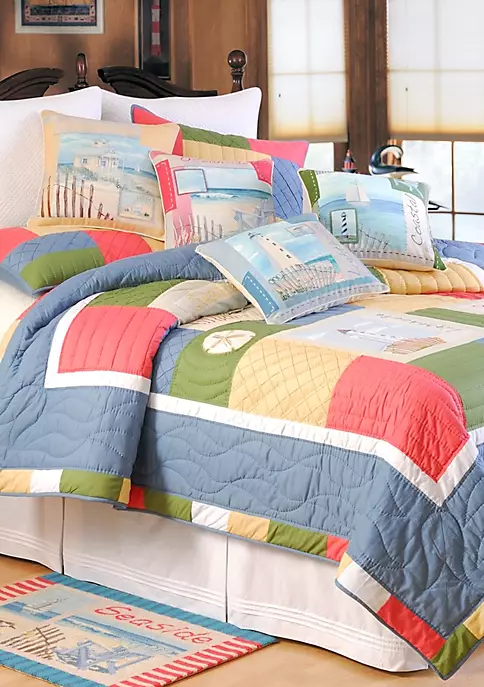 Best Sale 😍 C&F Coastal Treasure Bedskirt ✔️ 3 Best Sale 😍 C&F Coastal Treasure Bedskirt ✔️