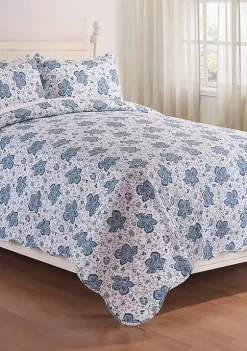 Promo 👏 C&F Chesapeake Bay Floral Quilt Set 👍
