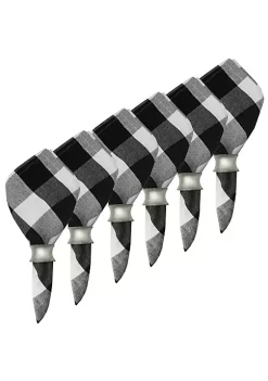 Best reviews of 😀 C&F Franklin Black July 4th Napkin Set of 6 💯 -C&F Shop Belk 103