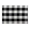 Outlet 🎉 C&F Franklin Checkered Plaid Black Placemat Set of 6 ✨ -C&F Shop Belk 1045