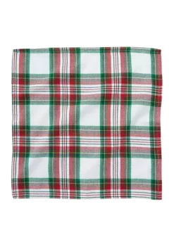 Outlet 😍 C&F Carter 🎄 Christmas Plaid Napkin ✨ -C&F Shop Belk 1147