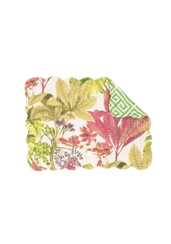 Best deal 😀 C&F Moana Cotton Quilted Rectangular Reversible Placemat Set of 6 👍