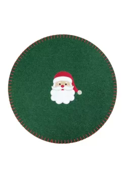 Flash Sale 😉 C&F Round Felt Santa Placemat 🛒 -C&F Shop Belk 1178