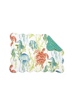 Discount 😉 C&F Paradise Sound Placemat Set of 6 🧨 -C&F Shop Belk 1315