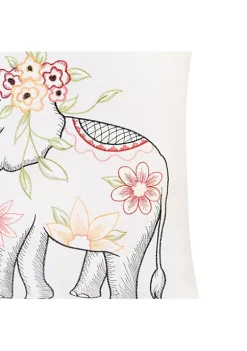 Top 10 ⌛ C&F Tropical Elephant Pillow ✔️ -C&F Shop Belk 1319