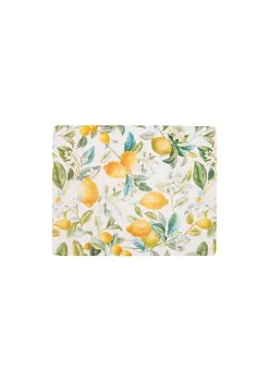 Best reviews of 😉 C&F Lemon Grove Hardboard Placemat Set of 6 🎁