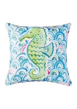 Cheap 🎁 C&F Seahorse Waves Pillow 🎁 -C&F Shop Belk 1425