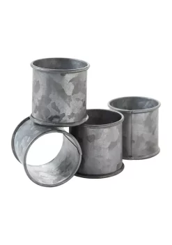 Best reviews of ❤️ C&F Set of 4 Galvanized Napkin Rings 🔔 -C&F Shop Belk 148