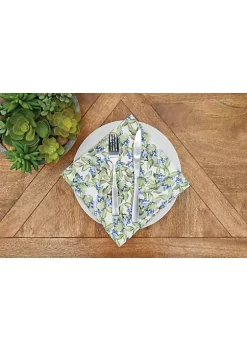 New 🔥 C&F Lakeside Blueberry Napkin Set of 6 🎉