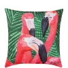 Brand new 🔔 C&F Flamingos Trees Pillow 🧨