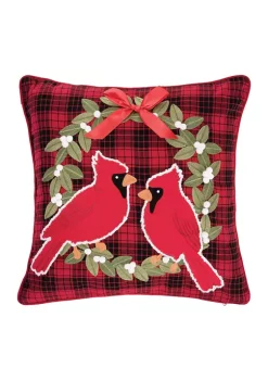 Flash Sale 🥰 C&F Cardinal Plaid Wreath Tuf 👏