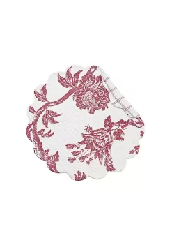 Outlet 🔔 C&F Arcadia Red Placemat Set of 6 👍 -C&F Shop Belk 217