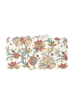 Discount π C&F Colonial Williamsburg 14" x 51" Braganza Floral Table Runner π€©