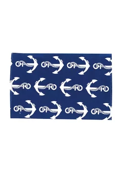 Promo 🔔 C&F Beachy Anchor Cotton Placemat Set of 6 ❤️ -C&F Shop Belk 294