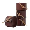 Wholesale ✔️ C&F Faux Leather Napkin Rings - Set of 4 💯 -C&F Shop Belk 295