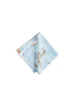 Best Pirce ✔️ C&F Meraki Island Reversible Blue Coastal Napkin Set of 6 ✔️