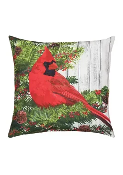 New 👍 C&F 🔔 Christmas Bird Throw Pillow ✔️