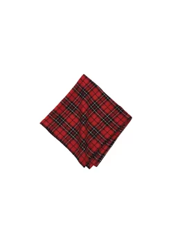 Best Sale 🎁 C&F Red Black Plaid Napkin S6 🥰