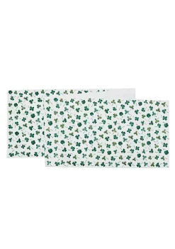 New 👏 C&F 13" x 72" Clover Floral St. Patrick's Table Runner ✔️ -C&F Shop Belk 43