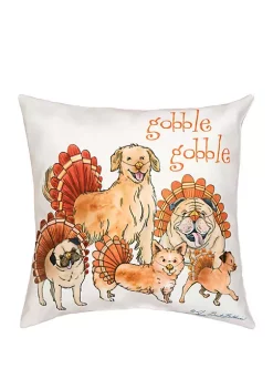 New 😀 C&F The Gobblers Indoor/Outdoor Pillow 💯