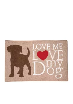 Hot Sale ⭐ C&F 🐕 Dog Love Hooked Rug ⌛