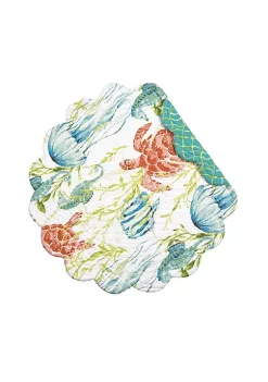 Deals 🤩 C&F Paradise Sound Round Placemat Set of 6 ⭐ -C&F Shop Belk 52