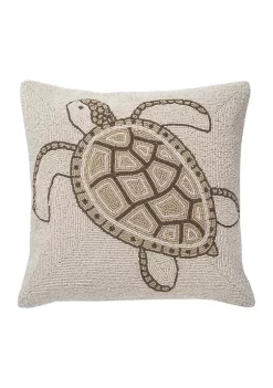Discount 💯 C&F Turtle Hand Beaded Pillow ✔️