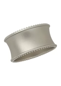 New 🧨 C&F Beaded Elegance Silver Napkin Ring 😉
