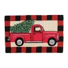Buy 🤩 C&F Red Truck Plaid Rug ⭐ -C&F Shop Belk 555