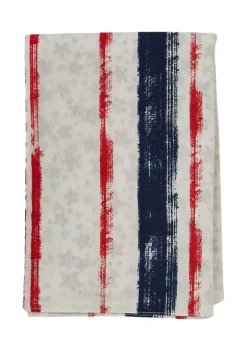 Buy 🎉 C&F Americana Painted Stripe Napkin 👍