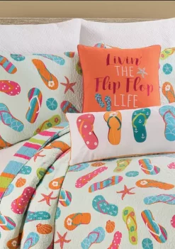New 🎉 C&F Flip Flop Life Coastal Quilt Set 👍