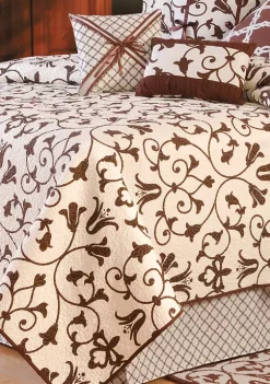 Coupon ⭐ C&F Seraphina Brown Quilt Set 😍 -C&F Shop Belk 652