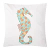 Buy 😀 C&F Seahorse Beaded Pillow 😍 -C&F Shop Belk 676