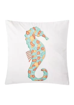 Buy 😀 C&F Seahorse Beaded Pillow 😍 -C&F Shop Belk 677
