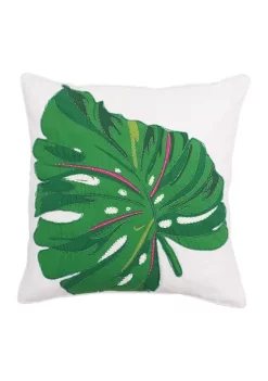 Cheapest ✔️ C&F Palm Leaf Beaded Pillow 😀