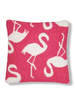 Promo 😍 C&F Beach Flamingo Pillow ❤️