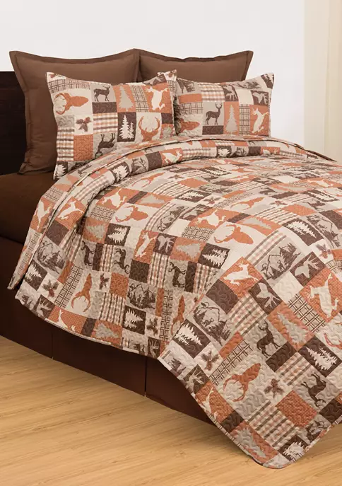 Budget ✨ C&F Buck Ridge Trail Rustic Lodge Quilt Set ⭐ 4 Budget ✨ C&F Buck Ridge Trail Rustic Lodge Quilt Set ⭐ - Image 2