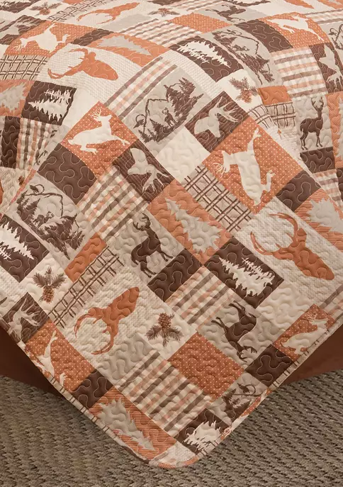 Budget ✨ C&F Buck Ridge Trail Rustic Lodge Quilt Set ⭐ 5 Budget ✨ C&F Buck Ridge Trail Rustic Lodge Quilt Set ⭐ - Image 3