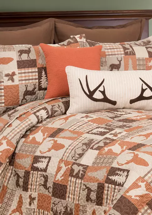 Budget ✨ C&F Buck Ridge Trail Rustic Lodge Quilt Set ⭐ 8 Budget ✨ C&F Buck Ridge Trail Rustic Lodge Quilt Set ⭐ - Image 6