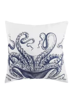 Deals 🛒 C&F Octopus Coastal Pillow 🎁
