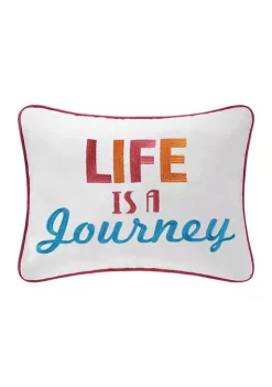 Wholesale 😍 C&F Life is a Journey Pillow 🥰 -C&F Shop Belk 791