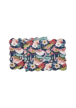 Buy ⭐ C&F 14" x 51" Flamingo Lagoon Table Runner 👏 -C&F Shop Belk 818