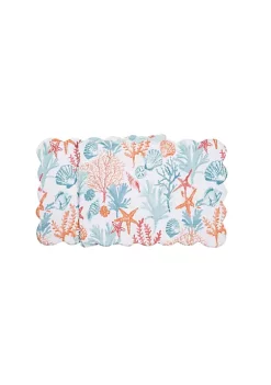 Best deal 🔥 C&F 14" x 51" Tangerine Coast Table Runner 🎉