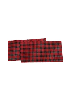 New π₯° C&F 13 x 72 Red Black Plaid T β