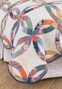 Best reviews of 🔥 C&F Heritage Wedding Ring Pieced Patchwork Quilt Set 🧨 -C&F Shop Belk 86