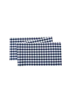 Flash Sale 👏 C&F 13" x 72" Ashford Indigo Table Runner 🔥 -C&F Shop Belk 889