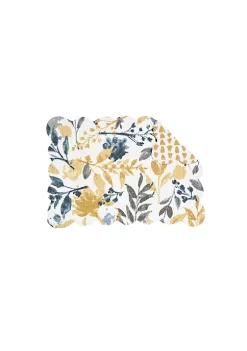 Outlet ⭐ C&F Natural Home Cotton Quilted Rectangular Reversible Placemat Set of 6 ⌛