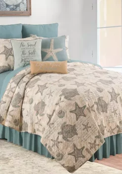 Coupon 🔥 C&F Amber Sands Coastal Quilt Set 😍